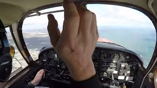 Piper PA28  Landing in Dublin Weston most complex airspace in Ireland [upl. by Adaminah]