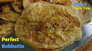 నేతి బొబ్బట్లు  PuranPoli  How to make perfect Bobbatlu at Home in Telugu by Vismai Food [upl. by Asteria]