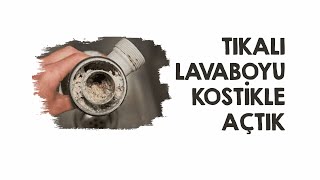 kostik kullanarak tıkalı lavabo nasıl açılır [upl. by Karsten]