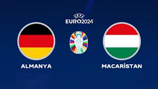 Almanya  Macaristan  UEFA EURO 2024 GROUP A  FIFA 24 [upl. by Nomsed]