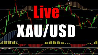 Live on XAUUSD and EURUSD Signals Forecast Outlook Potential Trade Gold [upl. by Pavier319]