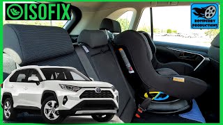 Installing a Child Car Seat in a Toyota RAV4 ISOFIX Restraints and Top Tether Locations [upl. by Etnoek]