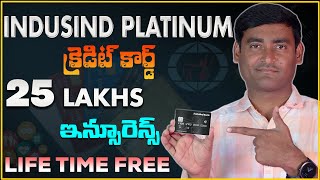 Indusind Platinum Credit Card Benefits In Telugu  Lifetime Free Credit Card Telugu 2023 [upl. by Eserrehs791]