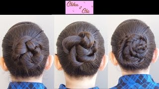 Peinados Faciles y Rapidos con Trenzas 3 opciones  Braided Buns  Trenzas y Peinados [upl. by Yakcm]