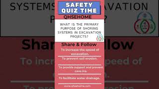 SAFETY QUIZ40  Comment your answer qhsehome safetyfirst hse quiz shorts training quiztime [upl. by Asinet]