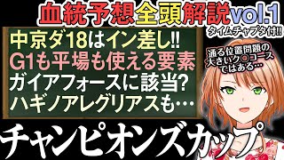 チャンピオンズカップ 2024 中京ダ18はイン差しでどのクラスも狙える血がある！差し勢有力編 全馬解説vol1 四条大学血統ゼミ🏇🧬 [upl. by Carbrey778]