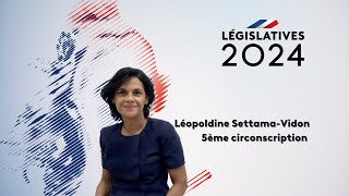 Engagement Léopoldine Settama VidonLégislatives 2024Débat 5ème circonscription [upl. by Nilra701]