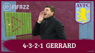 Steven Gerrard 4321 Aston Villa FIFA 22 Tácticas [upl. by Osher254]