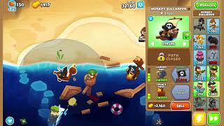 Bloons TD 6  Off The Coast  Medium  Standard Strategy Guide [upl. by Rawdin]