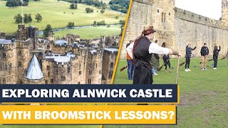 Alnwick Castle Tour  Harry Potter Quidditch Lessons Broomstick  Downton Abbey Transformers [upl. by Ayahsey]