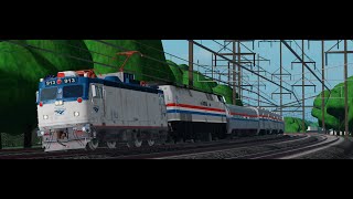 Princeton Jct West Windsor NJ  NEC TRAIN SIM LIVE CAM  TRG 2 Year Anniversary [upl. by Faber609]