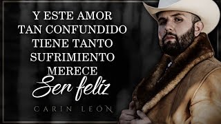 LETRA ¨NECESITO UN AMOR¨  Carin León Lyric Video [upl. by Zerlina262]