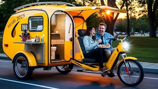 quot2025 Tricycle Camper The Tiny RV You Wont Believe Existsquot [upl. by Eicyaj]