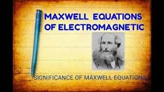 MAXWELL EQUATION OF ELECTROMAGNETISMPHYSICS BTECH 1st YEAR  IN HINDIENGLISH [upl. by Zaraf]