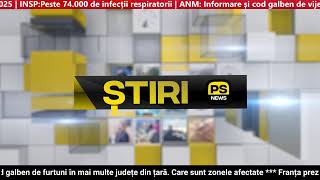 Vineri 1110  1300  Știrile PS News TV [upl. by Dnaltroc]