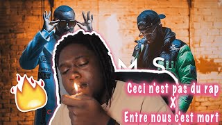 THE GIMS REACTION  Ceci nest pas du rap feat Niro amp Entre nous cest mort  FRENCH RAP REACTION [upl. by Frum]