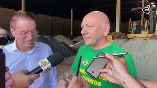 Luciano Hang visita as obras da Havan em Francisco Beltrão [upl. by Winebaum]