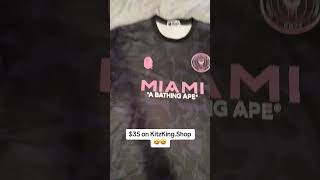 Only 35 on KitzKingShop 🤩🤩 kit jersey bape intermiami messi [upl. by Genovera]