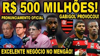 EXCELENTE NEGÓCIO NO FLAMENGO MULTA MAIOR QUE 500 MILHÕES GABIGOL PROVOCOU DE LA CRUZ NO TREINO E [upl. by Jaqitsch]