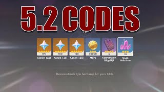 300 PRİMOGEM REDEEM CODES 52 NEW VERSION CODES GENSHIN IMPACT [upl. by Eciuqram255]