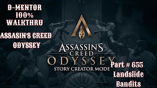 Assassins Creed Odyssey 100 Walkthrough Landslide Bandits [upl. by Nyhagen]