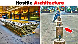 All of Hostile Architecture unpleasant design defensive urban design in the world [upl. by Goldberg]