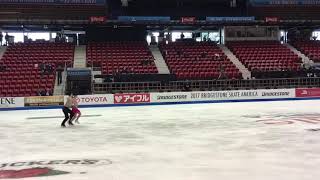 Maia and Alex Shibutani SA 2017 practice 112317 [upl. by Euqinor181]