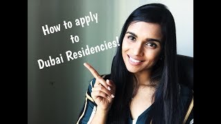 HOW TO APPLY TO DUBAI RESIDENCY PROGRAMS [upl. by Iadrahc]