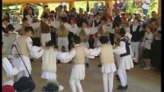 23 Gyimesi táncok az 1000 éves határnál  Trad Hungarian dancers Transylvania 2009 Pentecost [upl. by Akeryt]