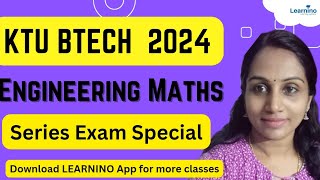 KTU BTECH 2024  Maths Important points regarding Series Exam Module 1 and 2 [upl. by Fifine626]