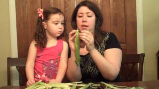 How to Make a Corn Husk Doll [upl. by Waller]