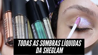 AS SOMBRAS LÍQUIDAS DA SHEIN VALEM A PENA [upl. by Thynne201]