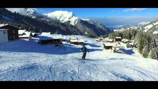 Skiing in Austria  Montafon 2016 DJI OSMO [upl. by Wandie]