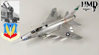 North American F100D Super Sabre Col Comstock 481st TFS Vietnam 1965 172 Hobby Master Diecast [upl. by Ezequiel]