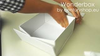 TUTORIAL Putting Together the Wonderbox Magnetic Gift Box [upl. by Nillek]