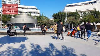 4K Walking in TEL AVIV DIZENGOFF Street Israel [upl. by Aicilf419]