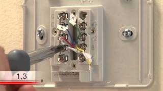 Honeywell RTH6580WF Installation Video French mov [upl. by Valentia]