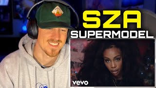 SZA  Supermodel Official Video FIRST TIME REACTION [upl. by Nilyam]