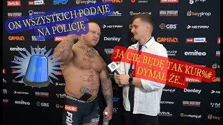 BESTIA MASAKRUJE NAJMANA PO GALI FAME MMA 12 quotMOGĘ MIEĆ ZA ŚMIECIA ZAWIASYquot  odpowiedź Marcina [upl. by Sherurd436]