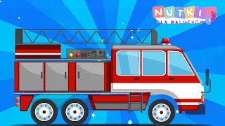 WÓZ STRAŻACKI  Piosenka Dla Dzieci 🚒🎶🚒 NutkiDlaMaluchów strażpożarna [upl. by Petuu342]