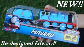 Unboxing the Newly Redesigned Trackmaster EDWARD  Thomas and Friends Toy Trains [upl. by Herminia217]