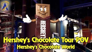 Hersheys Chocolate Tour POV at Hersheys Chocolate World in Pennsylvania [upl. by Senskell]