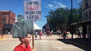 When RAGBRAI and Nordic Fest meet [upl. by Alwin]