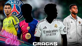 FICHAJES que quieren BARÇA y MADRID  ¡CR7 al PSG Estuvo cerca  FARSA de Moukoko ¡Viene el DERBI [upl. by Richardo]