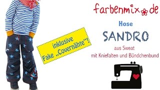 Hose SANDRO Videoanleitung [upl. by Chloris]