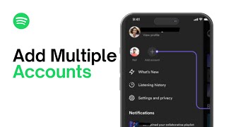 How to Add Multiple Accounts on Spotify [upl. by Pfeffer]