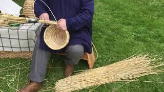 Making a Skep a traditional straw beehive [upl. by Eveiveneg252]