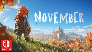 10 NEW Nintendo Switch Games Coming NOVEMBER 2024 [upl. by Uella585]