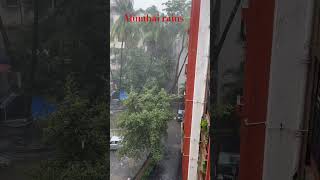 Heavy rains in Mumbai monsoon shortsfeed ytshorts [upl. by Amlez]