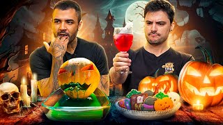 PROVANDO COMIDAS DE HALLOWEEN CASEIRAS X COMPRADAS [upl. by Quennie]